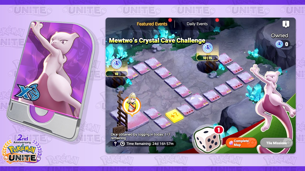 Celebrate Pokémon UNITE's 2nd Anniversary with Mega Mewtwo X