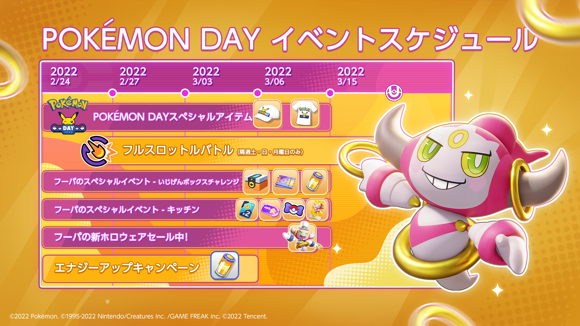Pokemon Dayイベント開催 期間中は誰でも フーパ を使ってバトルできる Pokemon Unite 公式サイト